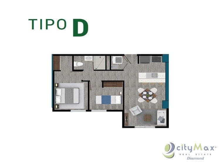 HERMOSO APARTAMENTO VENTA EN ZONA 2 — foto 1