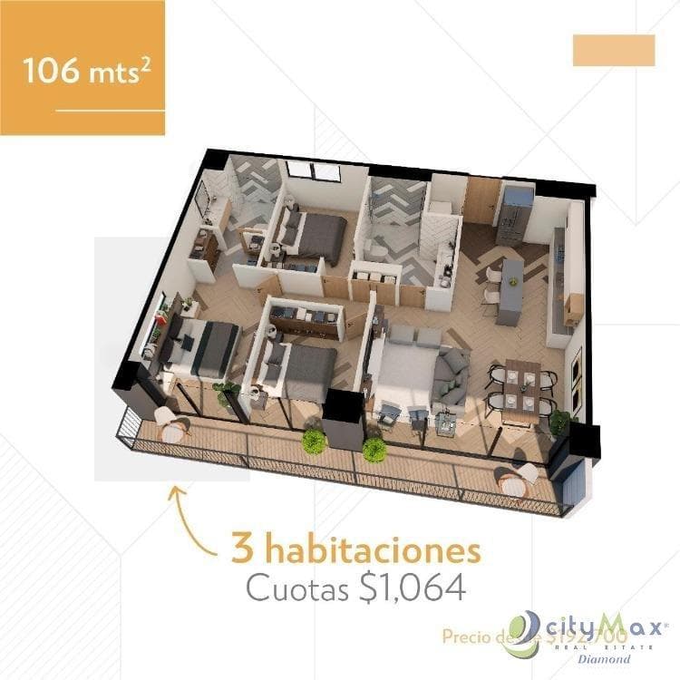 VENTA  APARTAMENTOS ZONA 16 KANAJUYÚ — foto 5