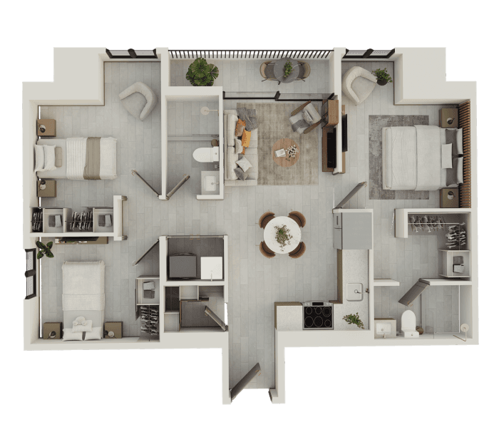 Apartamentos en venta zona 11 Tara Mariscal en planos — foto 10