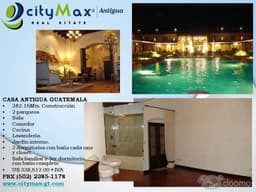CITYMAX VENDE CASA EN CONDOMINIO ANTIGUA GUATEMALA