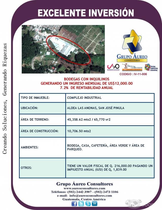 Vendo propiedad con bodegas de alta rentabilidad!! — foto 1
