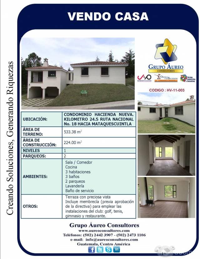 Vendo preciosa casa en condominio!! — foto 1