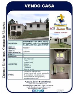 Vendo preciosa casa en condominio!!