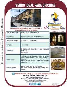 Vendo propiedad ideal para oficinas!!