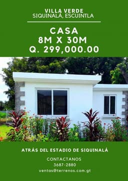 Terrenos en Siquinalá, Escuintla