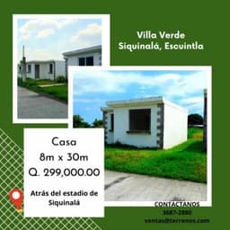Casa en Siquinalá, Escuintla