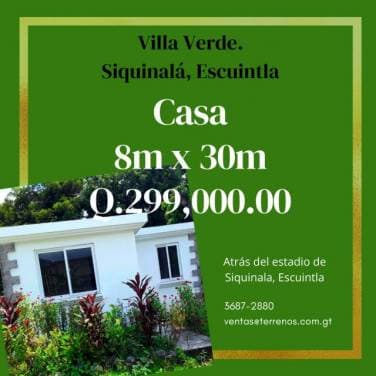 Siquinalá, Escuintla, casa en venta — foto 1