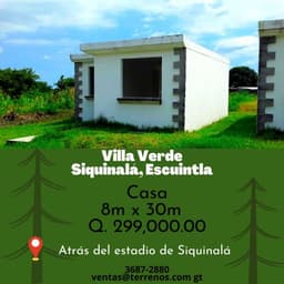 Casa en Siquinalá, Escuintla en venta