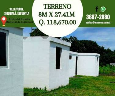 Venta de terrenos en Siquinalá, Escuintla — foto 1