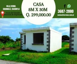 Venta de Casa en Siquinalá, Escuintla