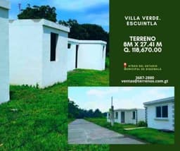 Terrenos en Siquinalá, Escuintla, contamos con financiamiento propio