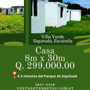 Casa en Siquinala en un ambiente fresco — foto 1