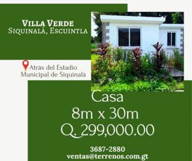 Una vida completa... Casa en Siquinalá en venta — foto 1