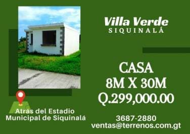 Casa en venta a un excelente precio en Siquinalà — foto 1