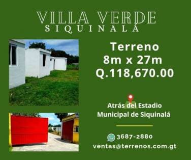Terrenos económicos en Siquinala — foto 1