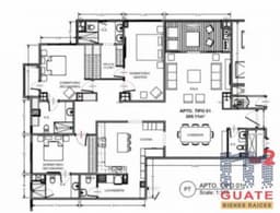 Apartamento de 254.81 m2 de construcción en Venta, Zona 15