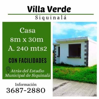 Compra tu Casa en Siquinala — foto 1