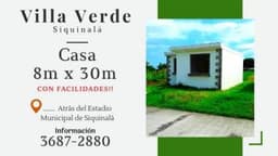 Vive atras del Estadio de Siquinala