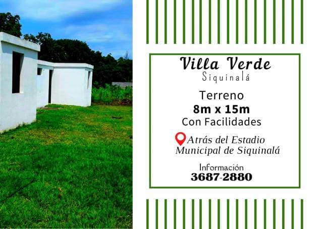 Vendo terreno a 2 minutos del Parque de Siquinala — foto 1