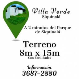 Invierta en Siquinala, atrás del Estadio