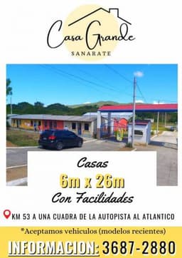 Casas en venta, invierta en Sanarate