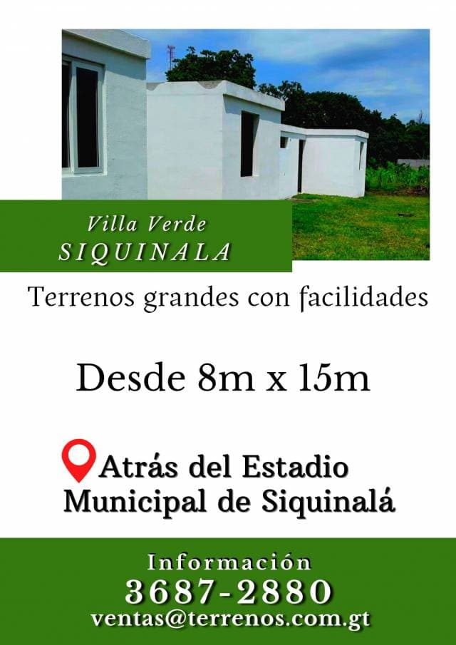 Terrenos a buen precio en Siquinala — foto 1