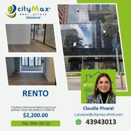 RENTO LOCAL COMERCIAL EN ZONA 10 IDEAL PARA SALON DE BELLEZA , SPA, BARBER SHOP