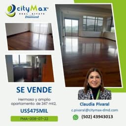 VENDO APARTAMENTO EN ZONA 15, VISTA HERMOSA 1