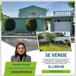 SE VENDE CASA CON VISTA PRIVILEGIADA EN CIUDAD SAN CRISTOBAL