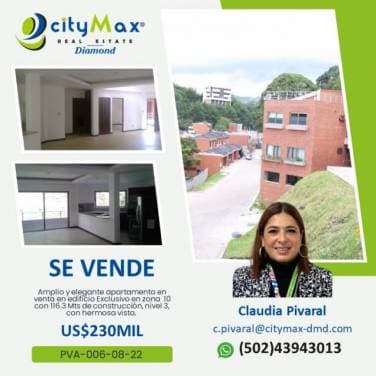 SE RENTA APARTAMENTO EN ZONA 10 — foto 1