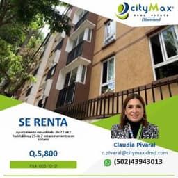 SE RENTA APARTAMENTO AMUEBLADO EN ZONA 1