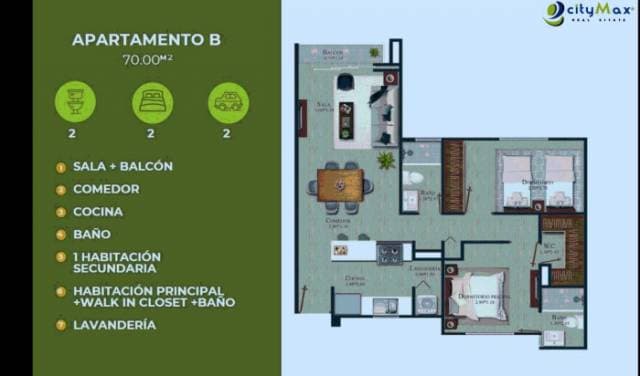 SE VENDE APARTAMENTO EN ZONA 16 — foto 4