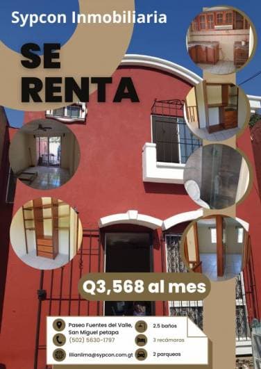 Casa Paseo de las Fuentes San Miguel Petapa — foto 1