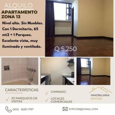 Apartamento zona 13 cercano a Avenida las Americas — foto 1