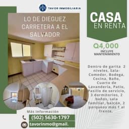 Casa dentro de condominio en renta Lo de Dieguez entrada a olmeca carretera a el salvador