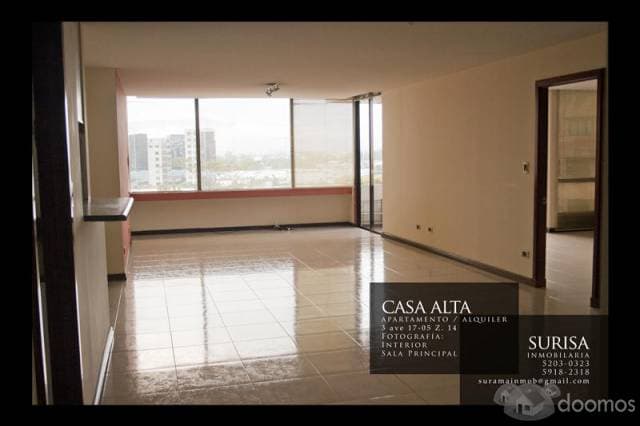 Vendo/Alquilo apartamento Zona 14, Edif. Casa alta — foto 1
