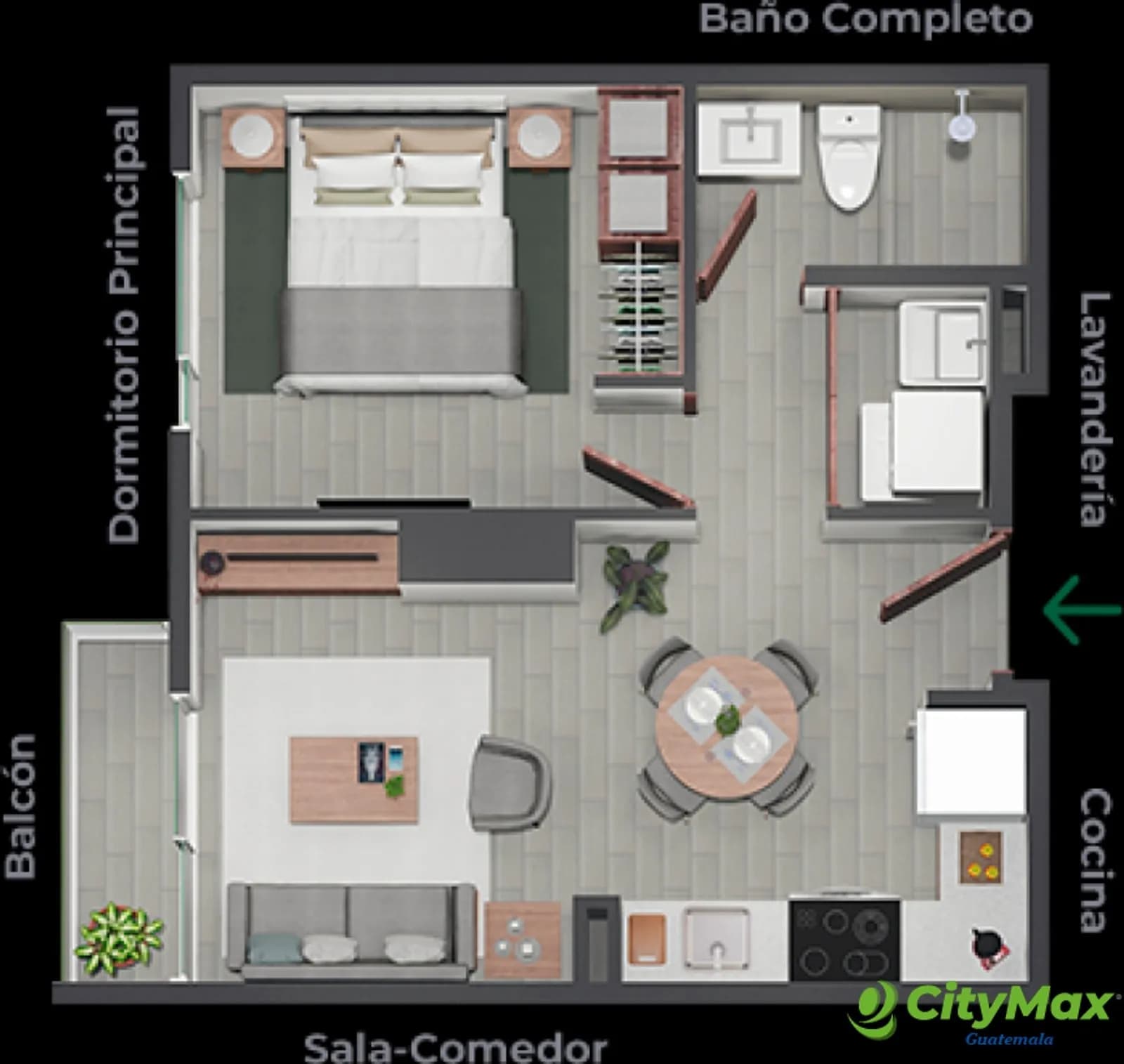 Apartamento en venta en planos zona 15 — foto 8
